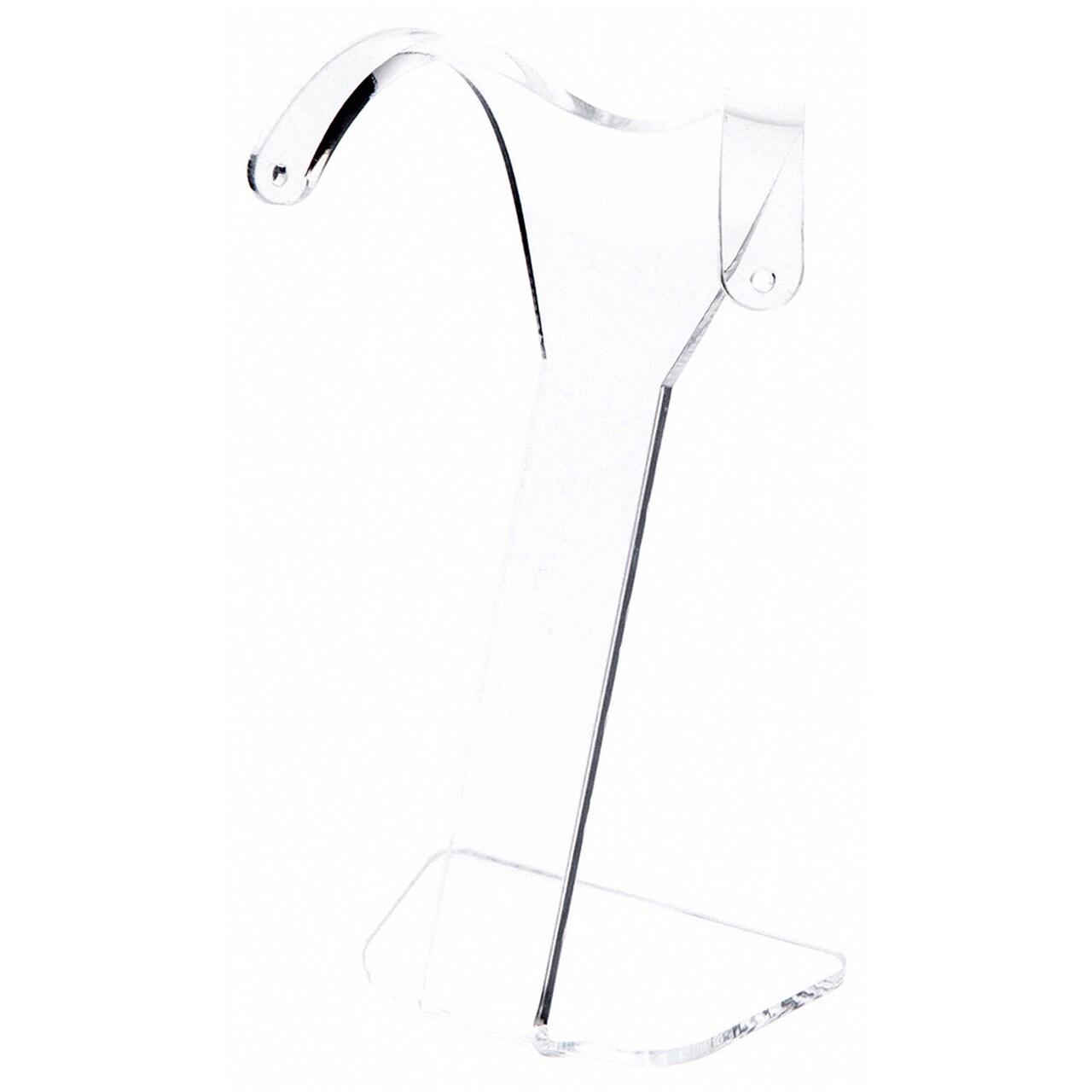 Plymor Clear Acrylic Divided Pair Hanging Earring Display Stand, 3.125" W x 1.75" D x 4.75" H